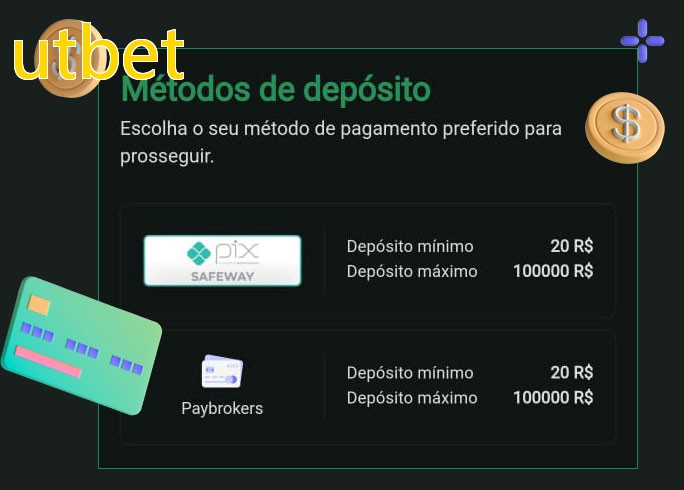 O cassino utbetbet oferece uma grande variedade de métodos de pagamento