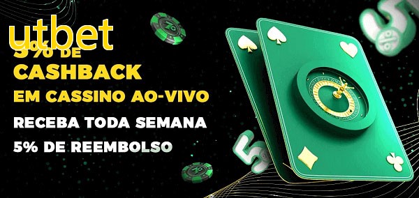 Promoções do cassino ao Vivo utbet